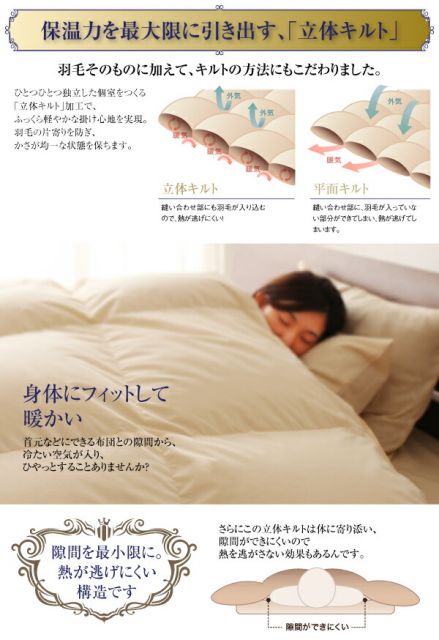 スーパSALE10倍＆4時間限定10％OFF MITAS寝具SELECT 極厚布団 フランス産ダウンエクセルゴールドラベル羽毛布団8点セット プレミアム敷布団 極厚ボリュームタイプ シングル8点セット