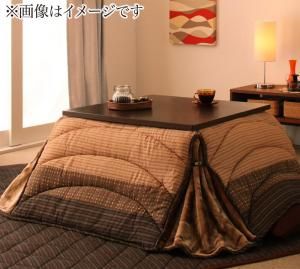 スーパSALE10倍＆4時間限定10％OFF こたつ布団セット しじら織り省スペースこたつ布団 掛布団&敷布団2点セット 4尺長方形(80×120cm)天板対応
