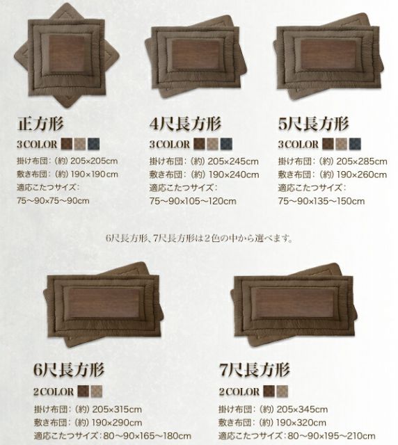 スーパSALE10倍＆4時間限定10％OFF こたつ こたつ布団 おしゃれ ブロックチェック柄こたつ布団シリーズ 上掛け単品 4尺長方形(80×120cm)天板対応