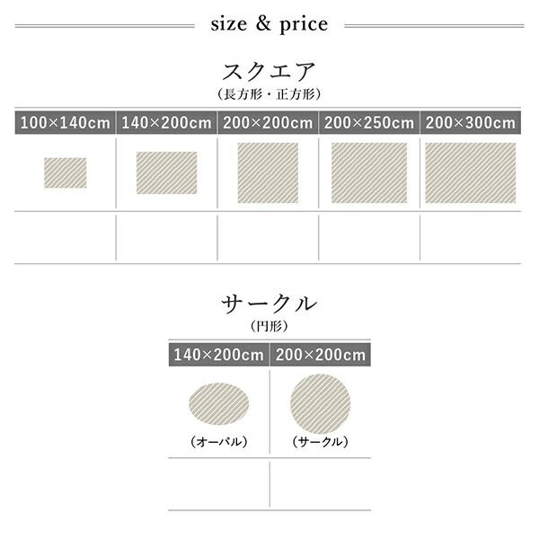 スーパSALE10倍＆4時間限定10％OFF ラグ グラデーションミックスシャギーラグ 200×200cm