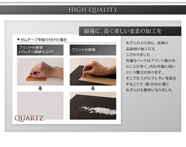 スーパSALE10倍＆4時間限定10％OFF 棚・コンセント付きデザインすのこベッド マルチラススーパースプリングマットレス付き クイーン(SS×2)