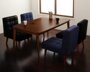 スーパSALE10倍＆4時間限定10％OFF ダイニングセット（テーブル&チェア） チェア&ダイニングセット 4人 5点セット(テーブル+チェア4脚) W160