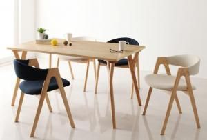 スーパSALE10倍＆4時間限定10％OFF ダイニングセット（テーブル&チェア） モダンインテリアダイニング 4人 5点セット(テーブル+チェア4脚) ロータイプ W140