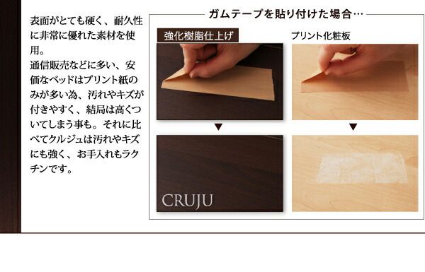 棚・コンセント付きフロアベッド スタンダードポケットコイルマットレス付き ダブル