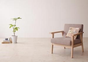 スーパSALE10倍＆4時間限定10％OFF 木肘北欧ソファ 1P