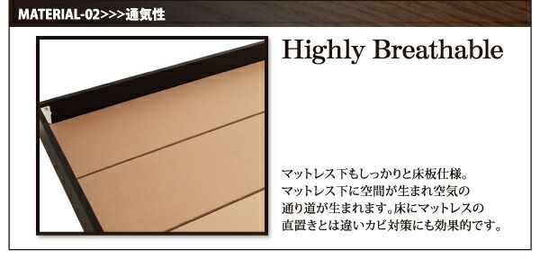 シンプルデザイン/ヘッドボードレスフロアベッド スタンダードポケットコイルマットレス付き ダブル