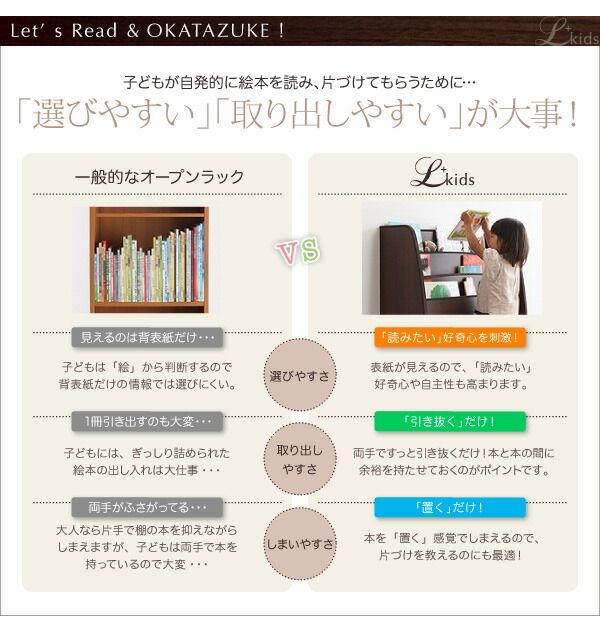 スーパSALE10倍＆4時間限定10％OFF リビング収納 チェスト キャビネット タンス テレビ台 ソフト素材 リビングカラーシリーズ 棚付絵本ラック レギュラー