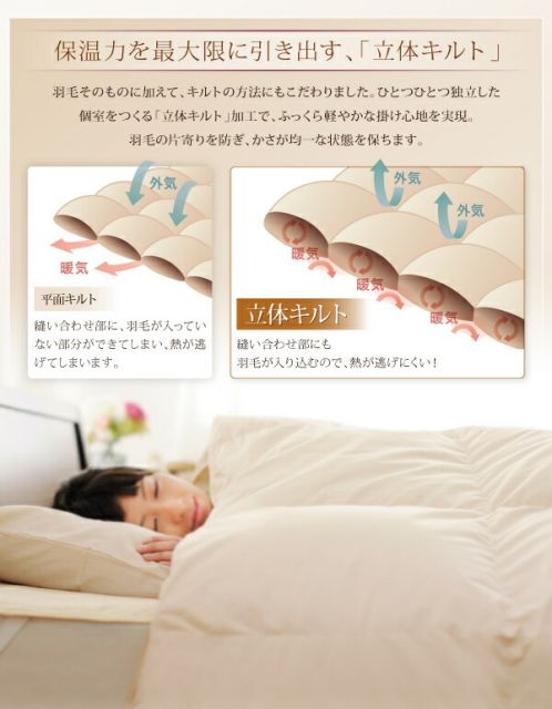 スーパSALE10倍＆4時間限定10％OFF 羽毛布団 エクセルゴールドラベル ホワイトダックダウン90%羽毛布団8点セット 和タイプ セミダブル8点セット