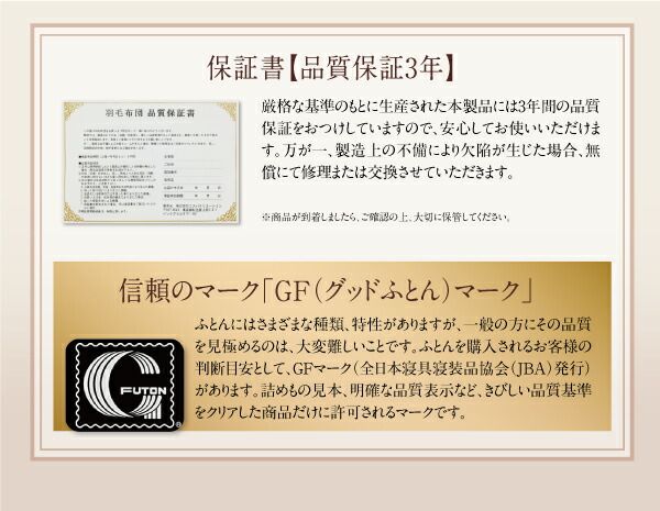 スーパSALE10倍＆4時間限定10％OFF MITAS寝具SELECT 羽根布団 日本製 ポーランド産ホワイトダックダウン90% ロイヤルゴールドラベル 羽毛掛布団 ダブル