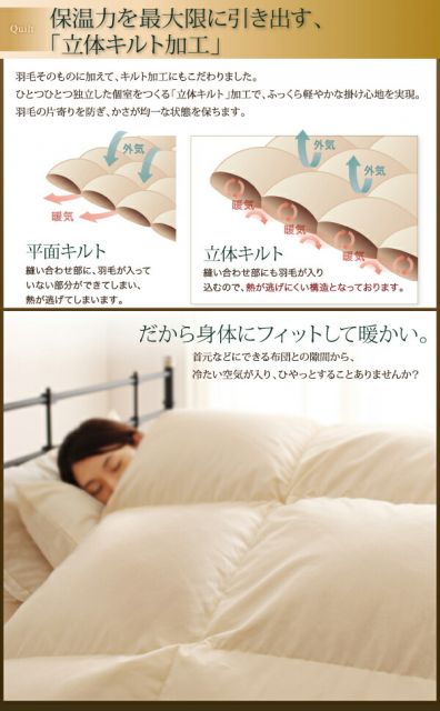 スーパSALE10倍＆4時間限定10％OFF MITAS寝具SELECT 羽根布団 日本製ウクライナ産グースダウン93% ロイヤルゴールドラベル羽毛掛布団単品 シングル