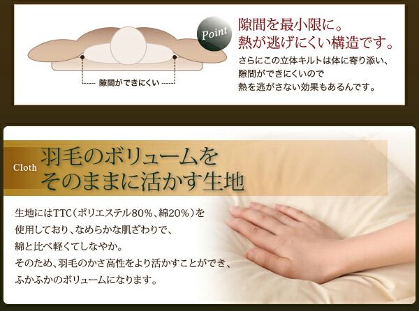 スーパSALE10倍＆4時間限定10％OFF MITAS寝具SELECT 羽根布団 日本製ウクライナ産グースダウン93% ロイヤルゴールドラベル羽毛掛布団単品 シングル