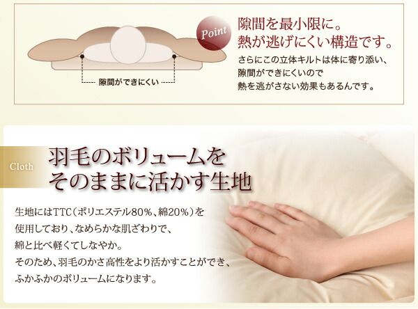 スーパSALE10倍＆4時間限定10％OFF MITAS寝具SELECT 羽根布団 最高級羽毛93%ポーランド産グースダウン プレミアムゴールドラベル 羽毛掛布団 セミダブル