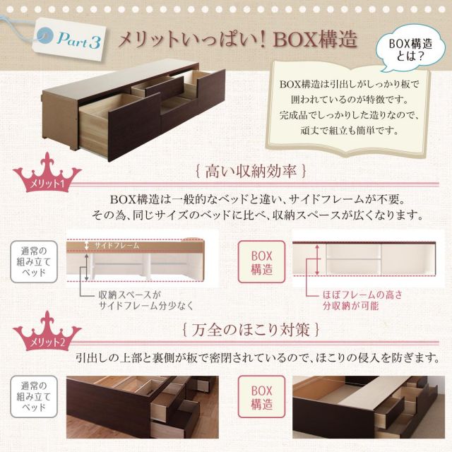 スーパSALE10倍＆4時間限定10％OFF お客様組立 棚・コンセント付き_大容量コンパクトチェストベッド 薄型スタンダードボンネルコイルマットレス付き シングル ショート丈