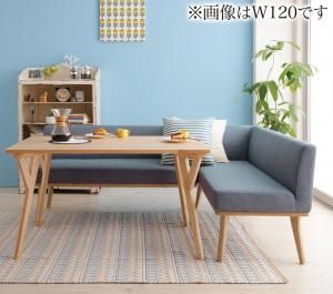 スーパSALE10倍＆4時間限定10％OFF ダイニングセット（テーブル&ソファ） 北欧デザインリビングダイニングセット 3人 3点セット(テーブル+ソファ1脚+アームソファ1脚) 右アーム W140