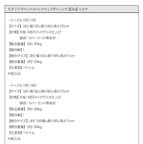 スーパSALE10倍＆4時間限定10％OFF ダイニングテーブル ダイニング モダンデザインハイバックチェアビングダイニングシリーズ ダイニングテーブル単品 W135