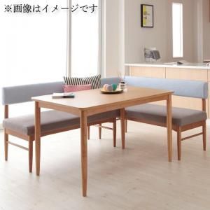 スーパSALE10倍＆4時間限定10％OFF ダイニングセット（テーブル&ソファ） 選べるカバーリング ミックスカラーソファ リビングダイニングセット 3人 3点セット(テーブル+ソファ1脚+アームソファ1脚) W120