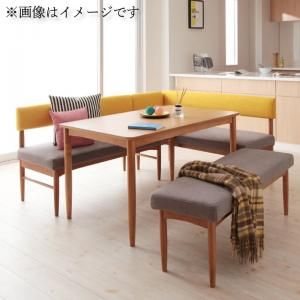 スーパSALE10倍＆4時間限定10％OFF ダイニングセット（テーブル&ソファ ベンチ） 選べるカバーリング ミックスカラーソファベンチ リビングダイニングセット 5人 4点セット(テーブル+ソファ1脚+アームソファ1脚+ベンチ1脚) W150