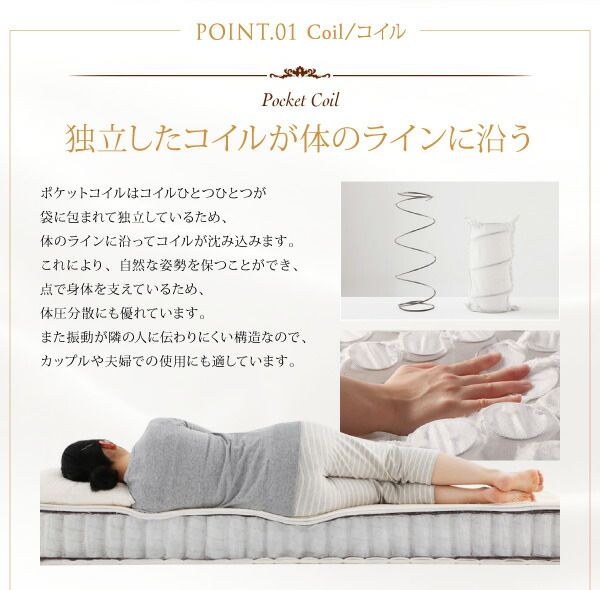 スーパSALE10倍＆4時間限定10％OFF MITAS寝具SELECT 敷き布団 マットレス 日本人技術者設計 快眠マットレス ホテルスタンダード ポケットコイル硬さ：ソフト ダブル
