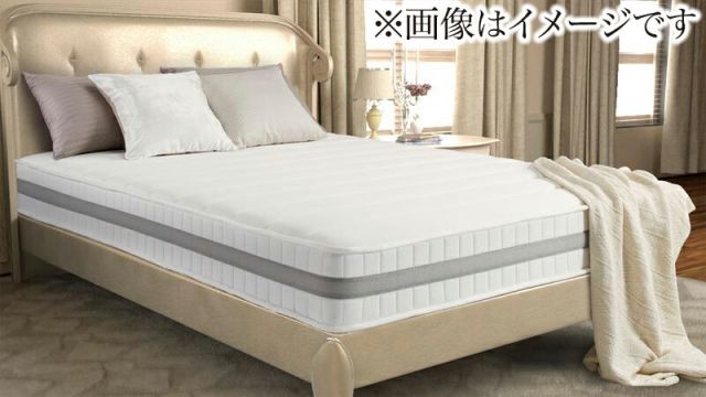スーパSALE10倍＆4時間限定10％OFF MITAS寝具SELECT 日本人技術者設計 超快眠 マットレス 抗菌防臭防ダニ ホテルプレミアム ボンネルコイル硬さ：かため セミダブル