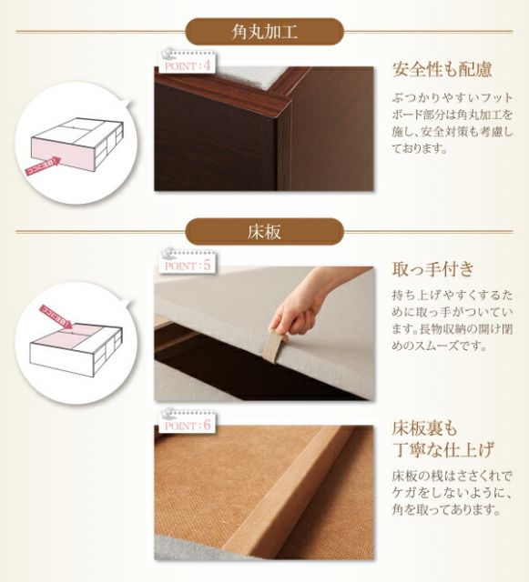 スーパSALE10倍＆4時間限定10％OFF お客様組立 日本製_ヘッドレス大容量コンパクトチェストベッド 薄型プレミアムボンネルコイルマットレス付き セミシングル ショート丈