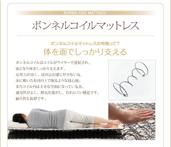 スーパSALE10倍＆4時間限定10％OFF 搬入・組立・簡単選べる7つの寝心地すのこ構造脚付きマットレスボトムベッド マットレスベッド スタンダードボンネルコイルマットレス付き クイーン 脚15cm