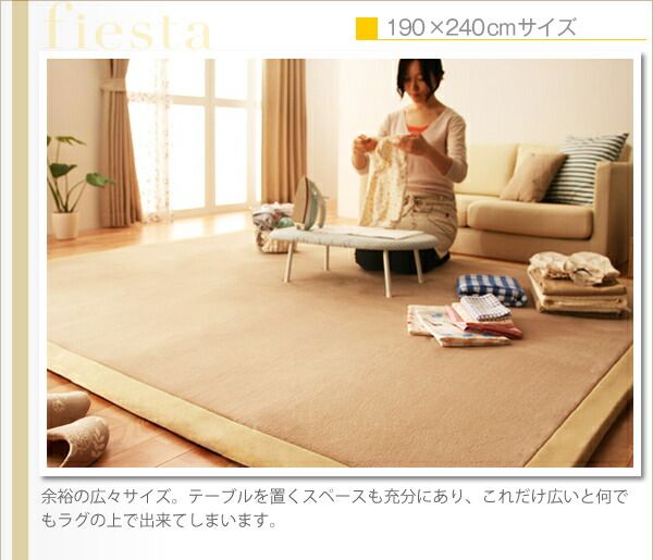 スーパSALE10倍＆4時間限定10％OFF ラグ マイクロファイバーラグ 厚さ5mmタイプ 190×190cm