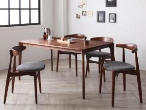 スーパSALE10倍＆4時間限定10％OFF ダイニングセット（テーブル&チェア） 北欧デザイナーズダイニングセット 4人 5点セット(テーブル+チェア4脚) ミックス W150