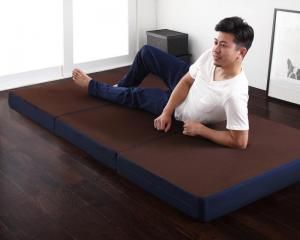 スーパSALE10倍＆4時間限定10％OFF MITAS寝具SELECT 敷き布団 マットレス 国産 350ニュートン!沈み込み知らずの超硬質バランスウレタンマットレス 三つ折りタイプ シングル