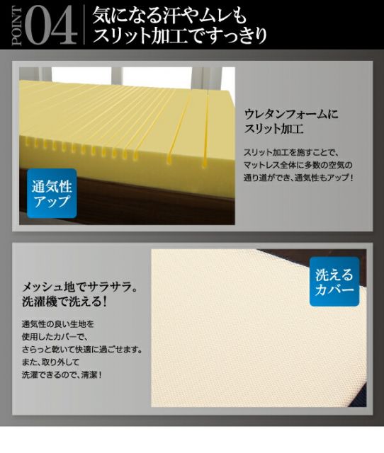 スーパSALE10倍＆4時間限定10％OFF MITAS寝具SELECT 敷き布団 マットレス 国産 350ニュートン!沈み込み知らずの超硬質バランスウレタンマットレス 三つ折りタイプ シングル