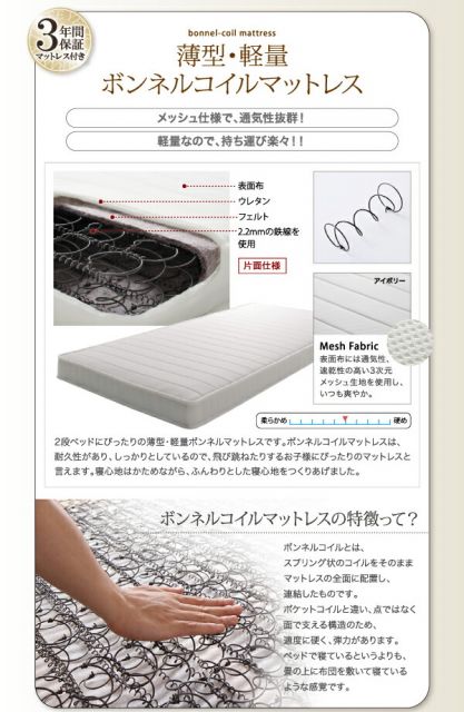 スーパSALE10倍＆4時間限定10％OFF お客様組立 棚・コンセント付きシステムロフトベッド ベッドフレームのみ シングル
