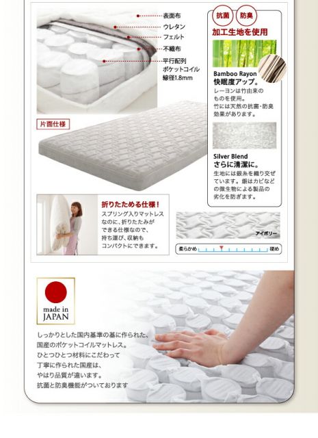 スーパSALE10倍＆4時間限定10％OFF お客様組立 棚・コンセント付きシステムロフトベッド ベッドフレームのみ シングル