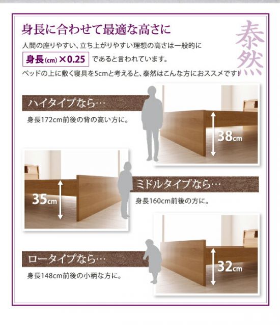 スーパSALE10倍＆4時間限定10％OFF 高さが変えられる棚・照明・コンセント付き畳ベッド 引出4杯付 シングル