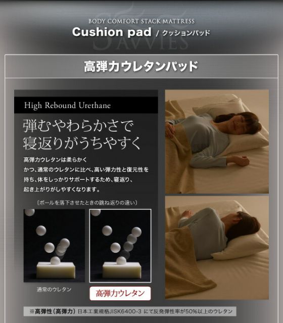 スーパSALE10倍＆4時間限定10％OFF MITAS寝具SELECT 敷き布団 マットレス 寝心地が進化する ボディーコンフォート スタックマットレス オプション 専用オプション MF 低反発ウレタンパッド シングル