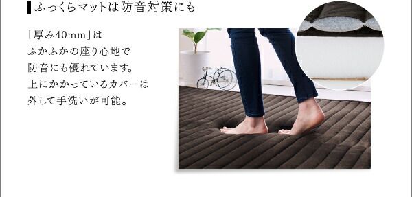 スーパSALE10倍＆4時間限定10％OFF こたつと合わせるソファ こたつに合わせるフロアコーナーソファ コの字 マット部分サイズ 142×142cm 厚さ40mm