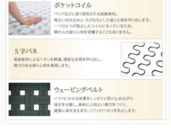 スーパSALE10倍＆4時間限定10％OFF ハイバックソファ グランドカウチ 右カウチ スチール脚 3P