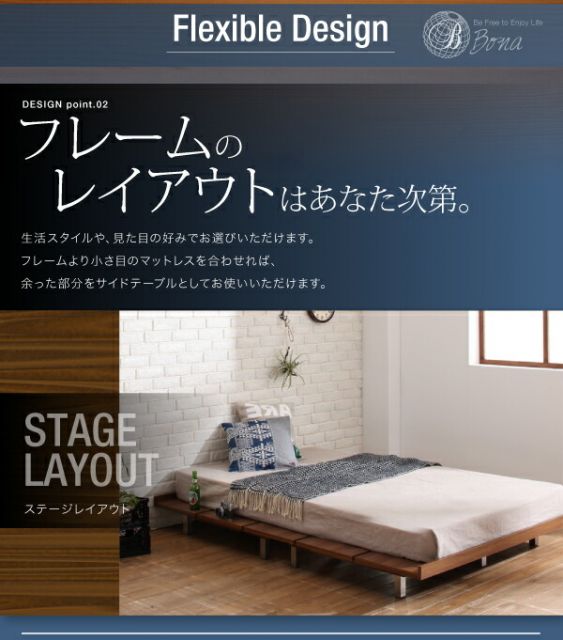 スーパSALE10倍＆4時間限定10％OFF デザインボードベッド スタンダードボンネルコイルマットレス付き 木脚タイプ フルレイアウト シングル フレーム幅100