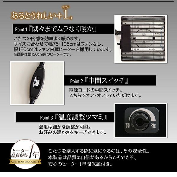 スーパSALE10倍＆4時間限定10％OFF こたつテーブル&こたつ布団セット アーバンモダンデザインこたつ 省スペースタイプ こたつ3点セット(テーブル＋掛・敷布団) 正方形(75×75cm)