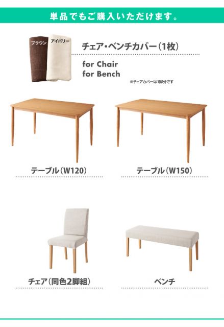 スーパSALE10倍＆4時間限定10％OFF ダイニングテーブル カバーリングダイニングシリーズ ダイニングテーブル単品 W150