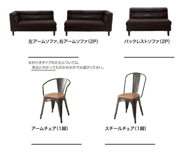 スーパSALE10倍＆4時間限定10％OFF ダイニングセット（テーブル&ソファ） ヴィンテージカフェスタイルソファダイニング 2人 2点セット(テーブル+2Pソファ1脚) バックレストソファ W100