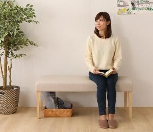 スーパSALE10倍＆4時間限定10％OFF ベンチ ダイニング 北欧スタイルダイニングシリーズ ベンチ単品 2P