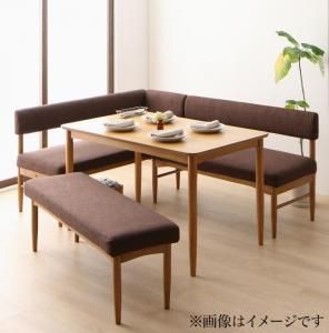 スーパSALE10倍＆4時間限定10％OFF ダイニングセット（テーブル&ソファ ベンチ） リビングでもダイニングでも使える ソファベンチセット 5人 4点セット(テーブル+ソファ1脚+アームソファ1脚+ベンチ1脚) ナチュラル W150