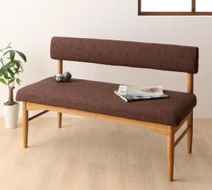 スーパSALE10倍＆4時間限定10％OFF ベンチ カバーリング ダイニング 背付ベンチ単品 2P