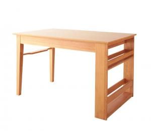 スーパSALE10倍＆4時間限定10％OFF ダイニングテーブル 伸縮 3段階伸縮 収納ラック付 エクステンションダイニングシリーズ ダイニングテーブル単品 W120-180