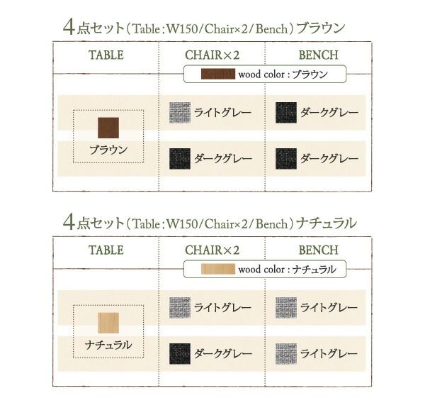 スーパSALE10倍＆4時間限定10％OFF 北欧スタイル 回転チェア ダイニング 5点セット(テーブル+チェア4脚) ナチュラル W150