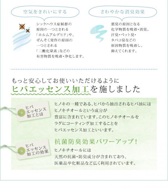 スーパSALE10倍＆4時間限定10％OFF 自然素材ラグ 小さくたためるウレタン入りはっ水い草ラグ 190×250cm