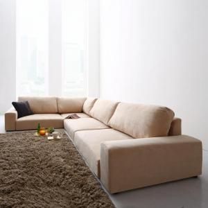 スーパSALE10倍＆4時間限定10％OFF フロアソファ フロアコーナーソファ ソファ ロータイプ 3.5P