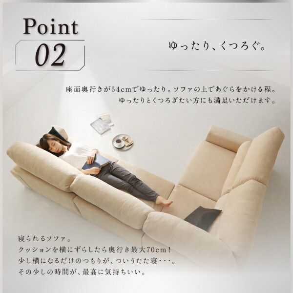スーパSALE10倍＆4時間限定10％OFF フロアソファ フロアコーナーソファ ソファ＆オットマンセット ロータイプ 4P