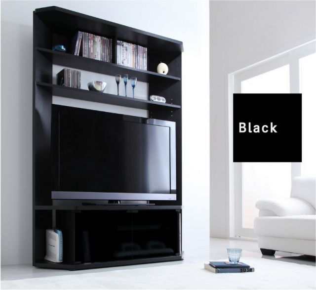 スーパSALE10倍＆4時間限定10％OFF テレビボード テレビ台 TV台 ハイタイプ コーナー 50型 50インチ 大型テレビ 収納 収納付き 棚 引き出し AVラック ディスプレイ ウォールナット   高級感 キャスター