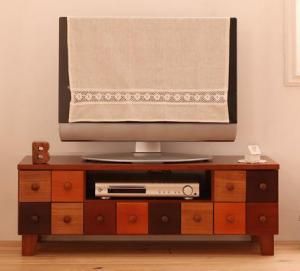 スーパSALE10倍＆4時間限定10％OFF リビング収納 チェスト キャビネット タンス テレビ台 天然木北欧デザインテレビボード 幅89