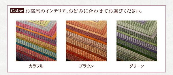 スーパSALE10倍＆4時間限定10％OFF 自然素材ラグ 純国産ラインデザインい草ラグ 裏地なし 191×250cm